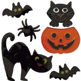 naklejki-zelowe-dekoracyjna-halloween-nietoperze-kot-dynia-pajak-kotki