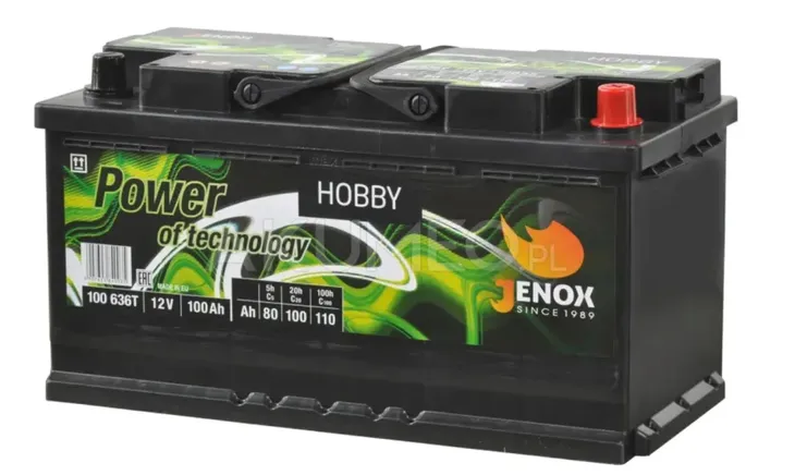 Akumulator JENOX HOBBY 100Ah JACHT KAMPER