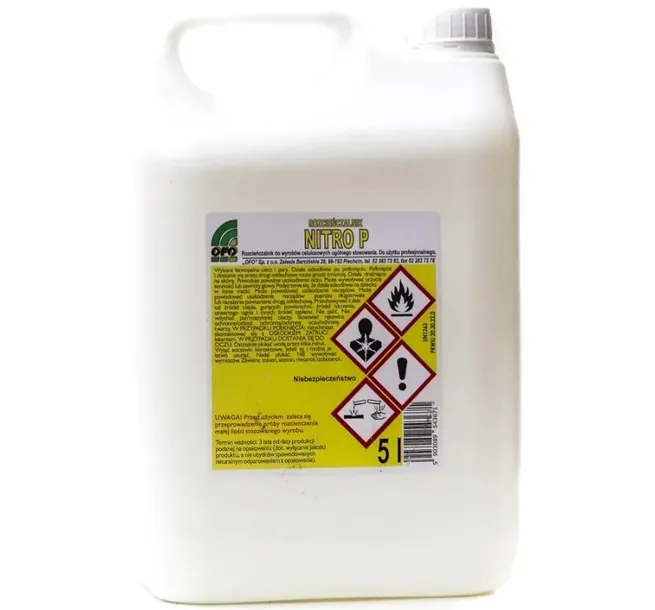 ROZPUSZCZALNIK ROZCIEŃCZALNIK NITRO 5L RADOM SUPER JAKOŚĆ