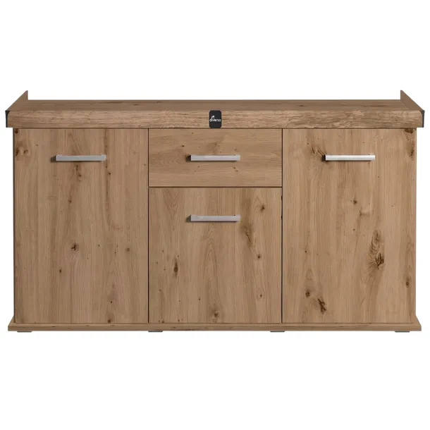 Szafka pod Akwarium Prostokątne Solid 150x50x75cm Dąb Artisan Trwała
