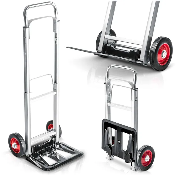 WÓZEK TRANSPORTOWY SKŁADANY TACZKOWY MŁYNARKA MAGAZYNOWY HUMBERG 90KG