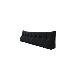 poduszka-wspierajaca-plecy-welur-czarna-200-cm