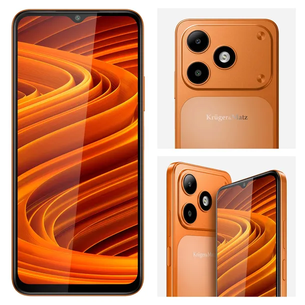 Smartfon Kruger&Matz FLOW 12 6,56" 4/64GB DualSIM 5000mAh LTE orange