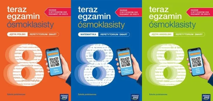 TERAZ EGZAMIN ÓSMOKLASISTY Język polski 2026-2027 Repetytorium SMART N. Era