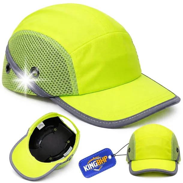 Hełm BUMPCAP CZAPKOKASK OCHRONNY Lekka Czapka Ochronna BHP ODBLASKOWA