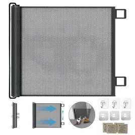 bramka-dla-psa-150-x-80-cm-bez-wiercenia-rozsuwana-automatyczna-barierka