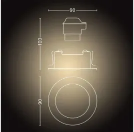 philips-hue-ambiance-white-milliskin-oprawa-podynkowa-1-punkt-oczko-bialy