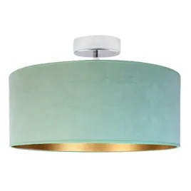 lampa-sufitowa-zyrandol-plafon-welurowa-abazur-led-e27-mietowa-blues-30cm