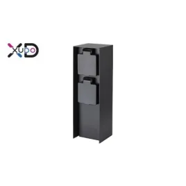 slupek-ogrodowy-stal-nierdzewna-3600w-ip44-czarny-2x-gniazda