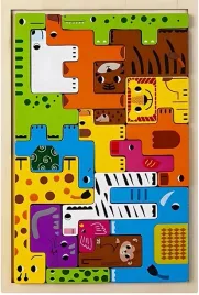 puzzle-montessori-zwierzeta-safari-ukladana-edukacyjna-wspomaganie-motoryki