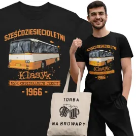 koszulka-prezent-na-60-urodziny-1966-klasyk-prl-autosan-h9-torba-gratis