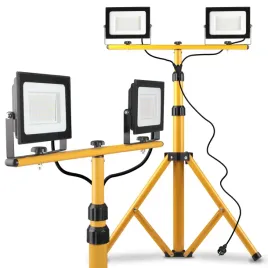 halogen-led-statyw-budowlany-naswietlacz-2x-50w-przewod-zestaw-stojak