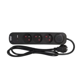 faster-tools-przedluzacz-czarny-3gniazda-15m-z-wylacznikiem-usb-a-usb-c