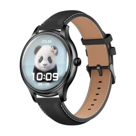 smart-watch-colmi-l28-czarny-silikon-czarny-skorzany-pasek