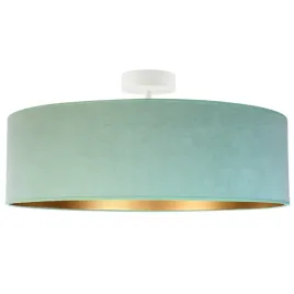 lampa-plafon-zyrandol-sufitowa-welurowa-abazur-led-e27-mietowa-blues-60cm