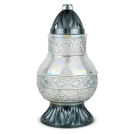 znicz-elegancki-lampion-kula-34-cm-srebrny-dp802-znicz-szklany-artystyczny