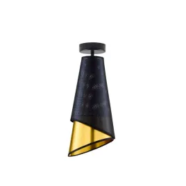 lampa-sufitowa-zyrandol-plafon-led-e27-zloty-abazur-stozkowy-nowoczesny