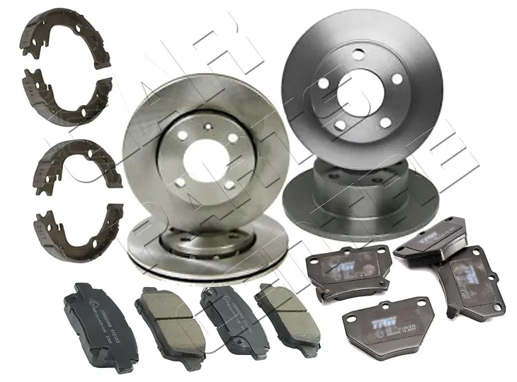 TARCZE KLOCKI PRZÓD TYL TOYOTA YARIS P1 99-05