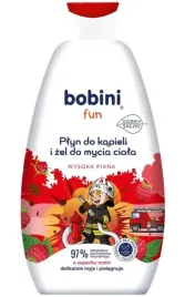 plyn-do-kapieli-i-zel-do-mycia-ciala-2w1-maliny-bobini-fun-500-ml
