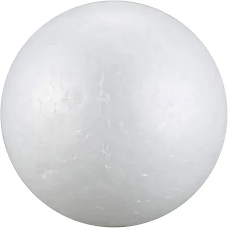 Kula styropianowa 8 cm - mocny biały styropian, idealna na ozdoby świąteczn