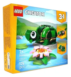lego-creator-3-w-1-zolw-i-kwiat-lilii-wodnej-31377