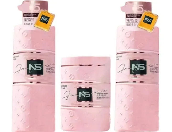 Zestaw Perfumowany Szampon 800 ml- Maska 800ml- ŻEL 800ml