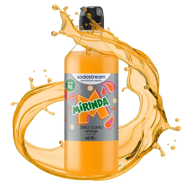 SYROP DO SATURATORA 440ML KONCENTRAT SODASTREAM MIRINDA ZERO BEZ CUKRU