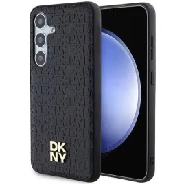 etui-dkny-leather-pattern-metal-logo-do-magsafe-do-samsung-galaxy-s24
