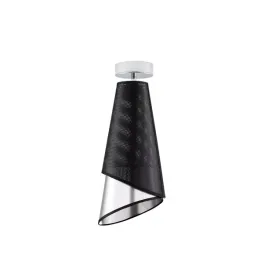 lampa-sufitowa-zyrandol-plafon-led-e27-srebrny-abazur-stozkowy-nowoczesny