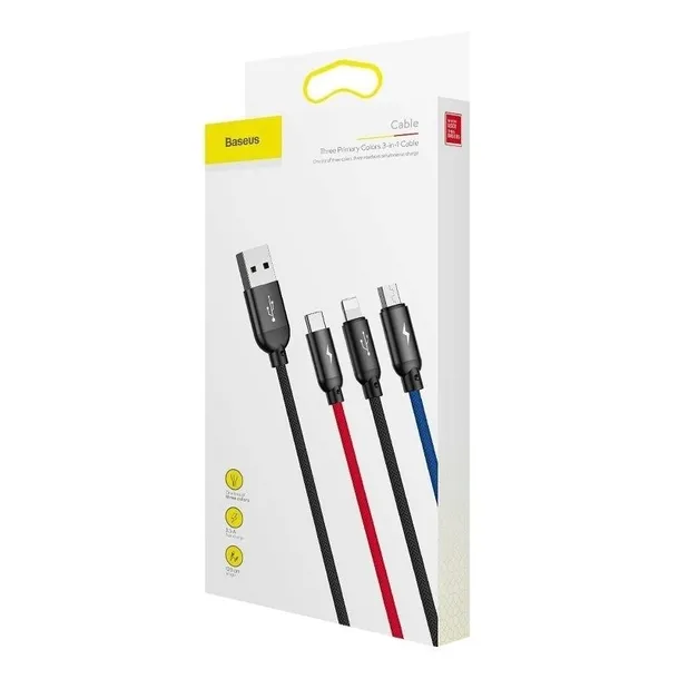 kabel-usb-baseus-3w1-usb-c-lightning-micro-3a-12m-stan-nowy-konstrukcja-oplot