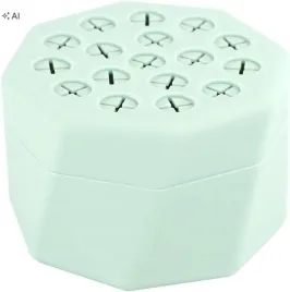 uchwyt-do-ikebany-spiralny-silikonowy-do-kwiatow-jasnozielony-7-cm