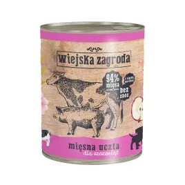 wiejska-zagroda-karma-mokra-dla-psa-miesna-uczta-szczeniak-ii-800g