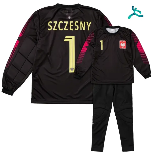 Strój / komplet bramkarski SZCZĘSNY POLSKA rozm. 122