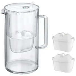 dzbanek-filtrujacy-aquaphor-glass-25l-szklany-bialy-2-filtry