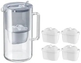 dzbanek-filtrujacy-aquaphor-glass-25l-szklany-szary-4-filtry