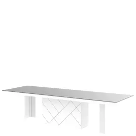 stol-rozkladany-kolos-max-bialy-szary-polysk-180-450-cm