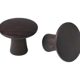 ikea-vinnaset-galka-brazowa-37-mm-z-litego-drewna-2-szt