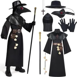 kostium-czarna-smierc-lekarz-dzumy-10-w-1-dla-dzieci-halloween-zestaw-xl