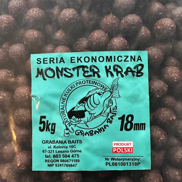Kulki ekonomiczne Grabania Baits 18mm 5kg Monster Krab