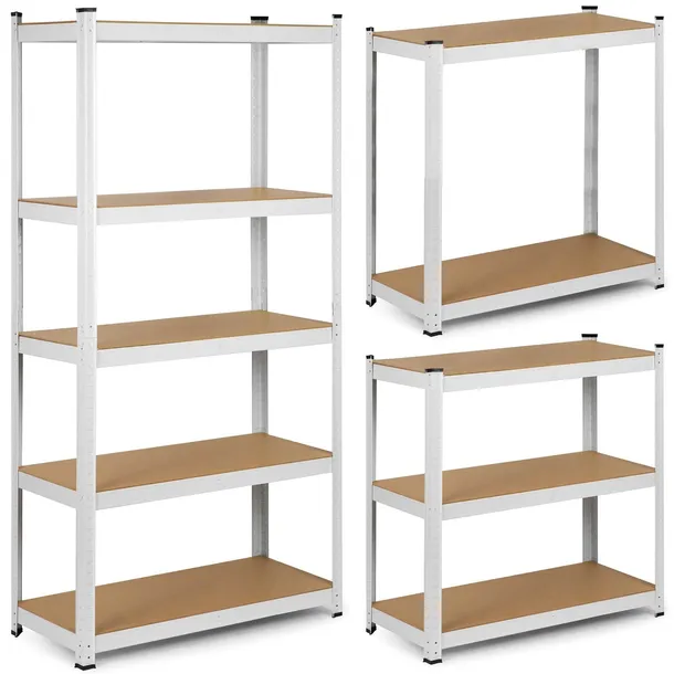 Regał metalowy magazynowy warsztatowy 875 kg 180x90x40cm Humberg 4847