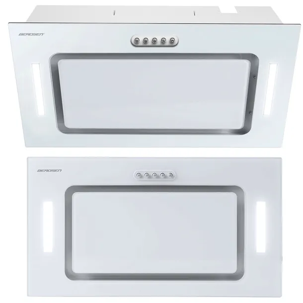 OKAP KUCHENNY PODSZAFKOWY SZKŁO LED 52cm BERDSEN