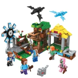 klocki-mineworld-minecraft-zbojnicka-osada-prezent