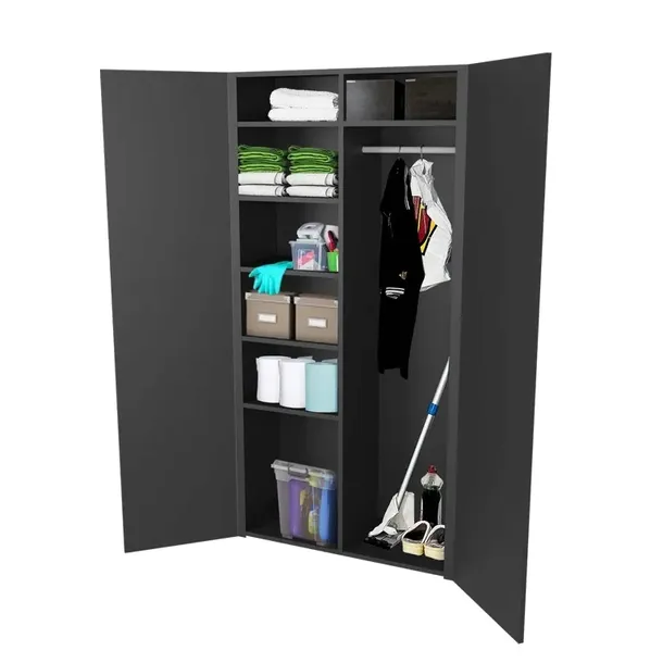 Szafa gospodarcza metalowa RAL 7016 100×200×40 cm