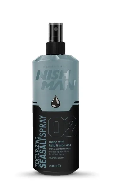 Nishman Texturizing Sea Salt Spray 02 teksturyzujący spray do włosów 200 ml