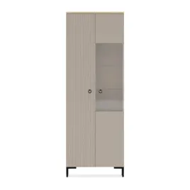 wysoka-witryna-taupe-ryflowana-dominica-salon-jadalnia