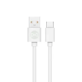 forever-kabel-usb-usb-c-10-m-3a-bialy