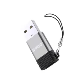bwoo-adapter-usb-c-usb-szary-otg-bz-38