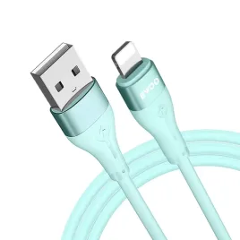 bwoo-kabel-x280l-minimalist-silicone-3a-usb-a-do-lightning-zielony