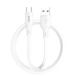 bwoo-kabel-3a-silikonowy-x329c-usb-usb-c-3a-1m-bialy