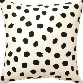 ikea-oddny-poszewka-na-poduszke-kremowa-w-czarne-kropki-50x50-cm